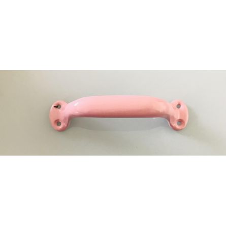 Poignée Acier rose pastel