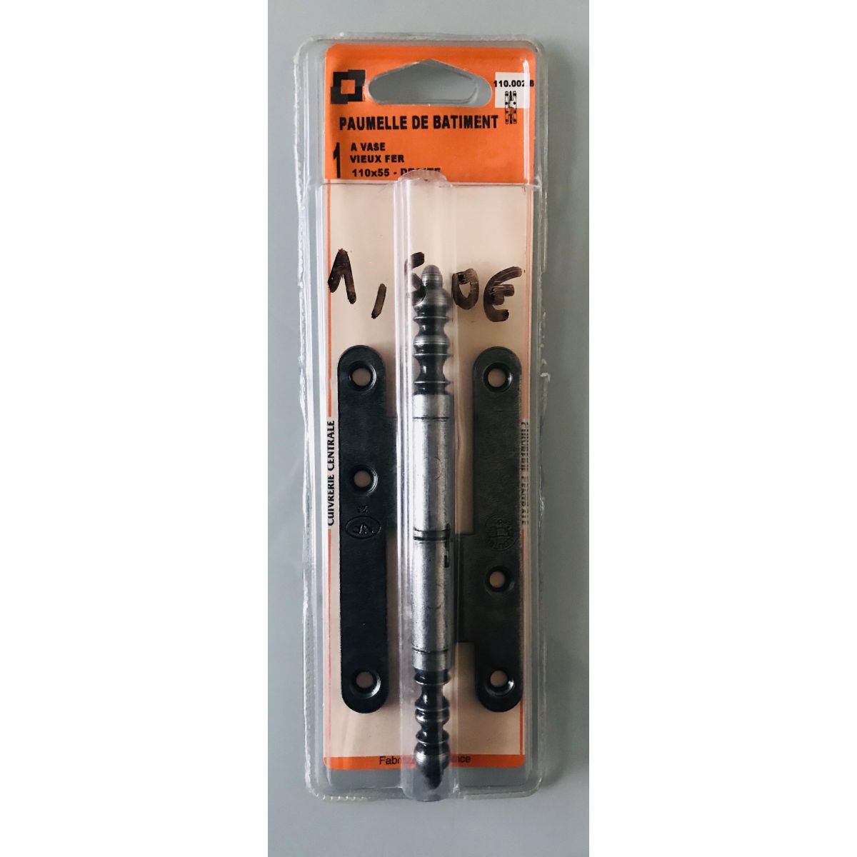 Paumelles de bâtiment 110x55mm