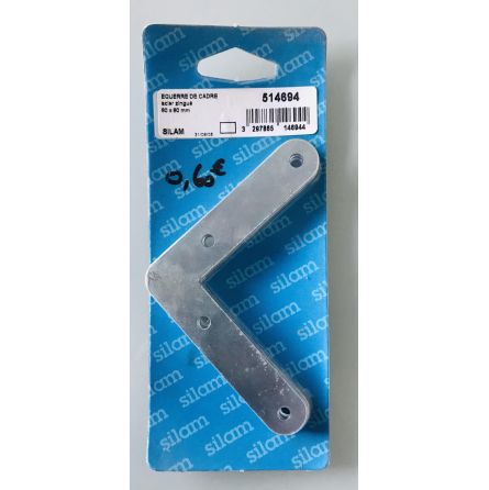 Equerres de cadre 80x80mm