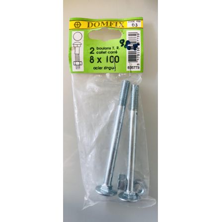 Boulons T.R 8x100mm