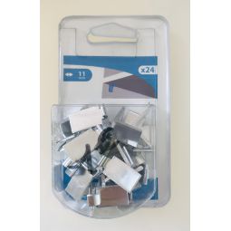 Taquets pour crémaillère