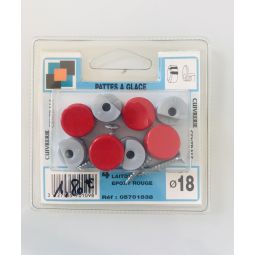 Pattes à glace Epoxy rouge