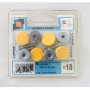 Pattes à glace Epoxy jaune