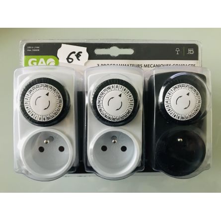 3 programmateurs mécaniques 
