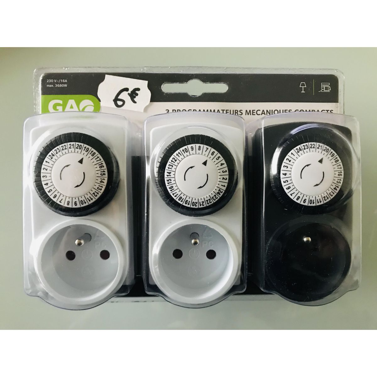 3 programmateurs mécaniques 