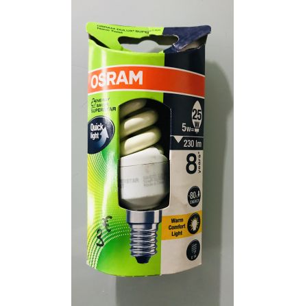 Ampoule à vis E14 - 5W / 25W