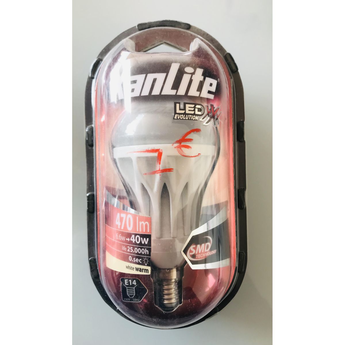 Ampoule à vis E14 - 6.6W / 40W