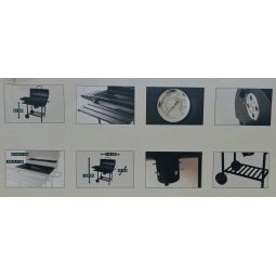 Barbecue Oil Drum Charcoal 