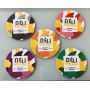 Lot de 10 sous verres colorés