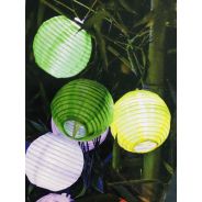 Guirlande solaire 10 lampions
