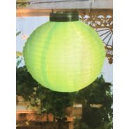 Lampion solaire vert - diam 25 cm-
