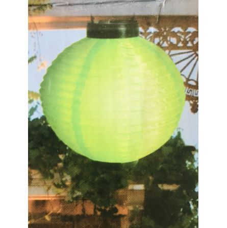 Lampion solaire vert - diam 25 cm-