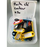 Porte clé couleur x50