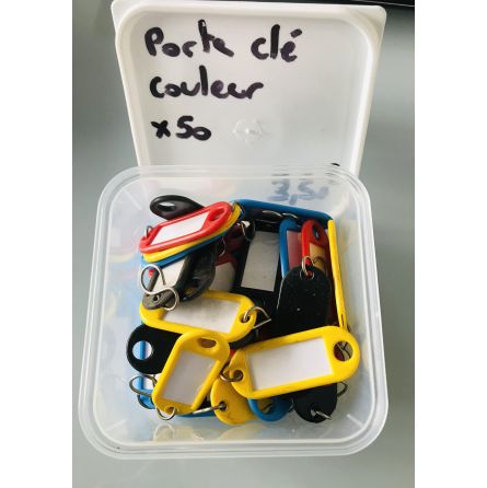 Porte clé couleur x50