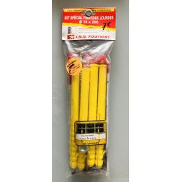 Kit spécial pour fixations lourdes - Diam 16x200mm