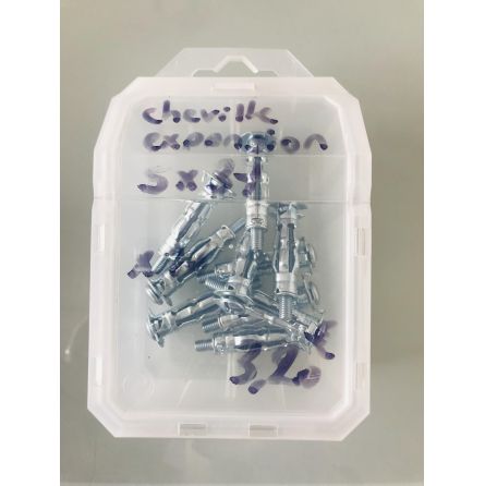 10 chevilles àexpansion 5x37mm