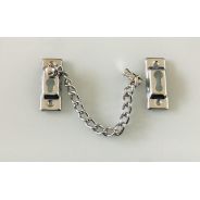 Chaine de porte argentée