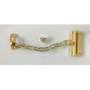 Chaine de porte laiton doré