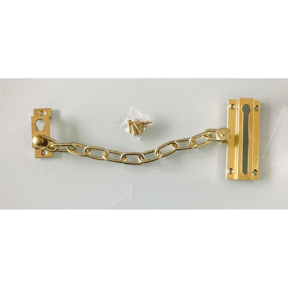 Chaine de porte laiton doré