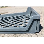 Caisse plastiques grises