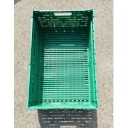 Caisse plastique refermable