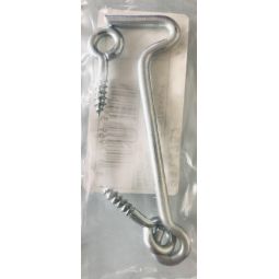 4 crochets de contrevent 4x80mm