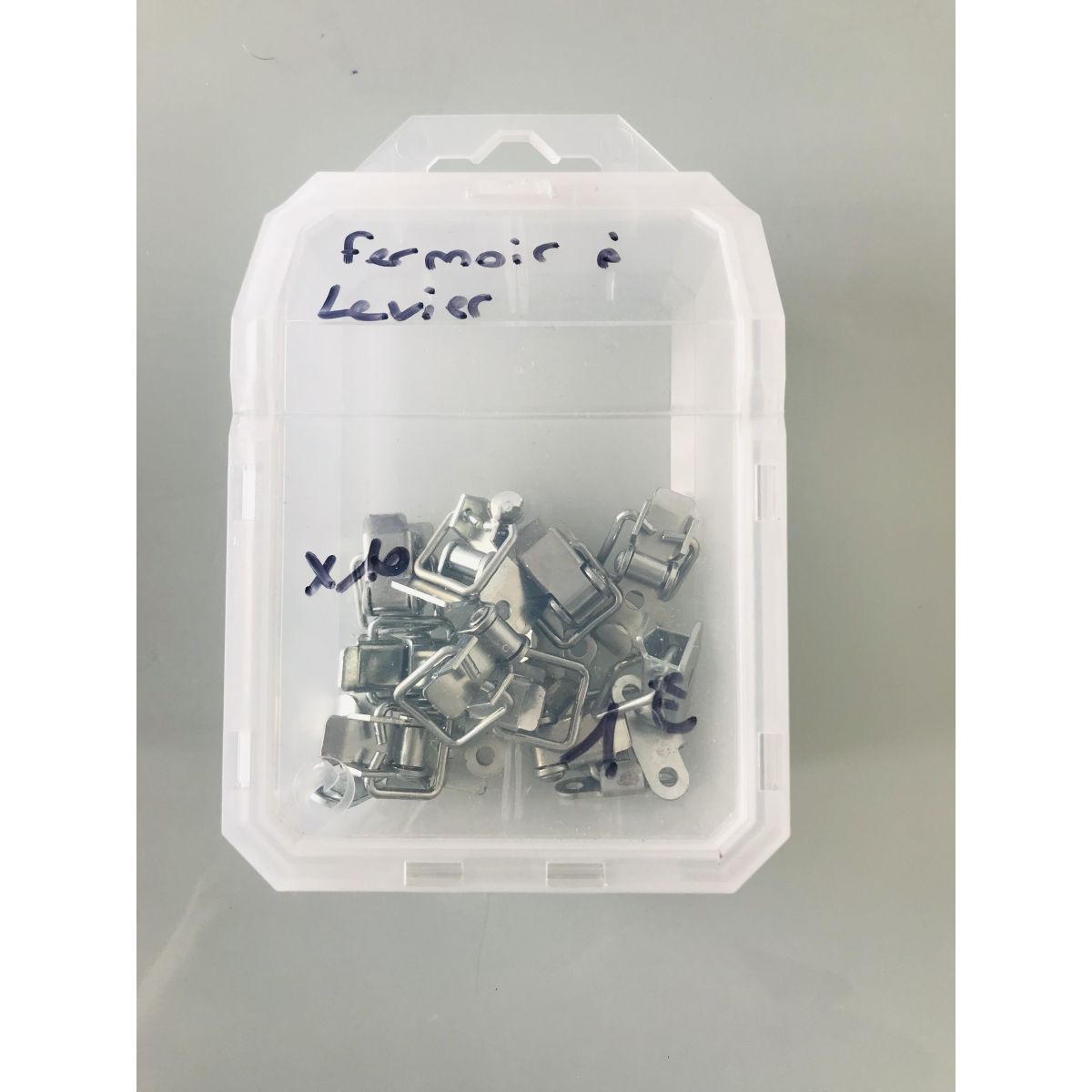 Lot De 10 Fermoirs Trois Rangs 19 X 10 Mm - Sans Marque, Fabrication Française, Neufs