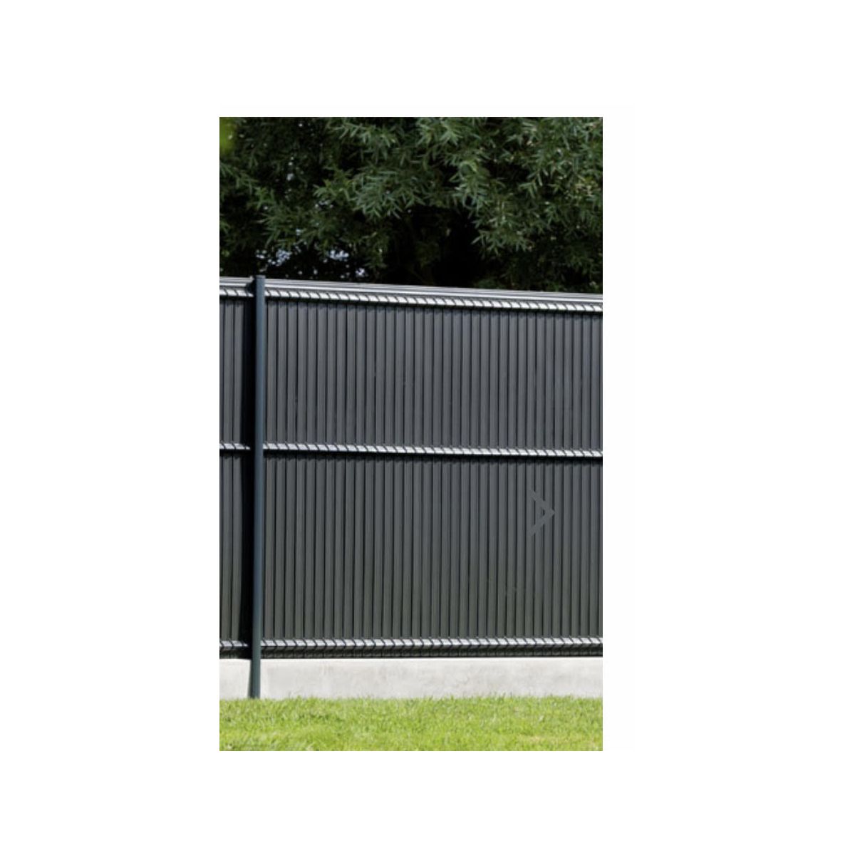 Lamelles occultantes grises 1m53 x2m50