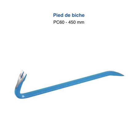 BAHCO - Mini pied de biche plat avec une extrémité courbée et une extrémité  plate, 188mm