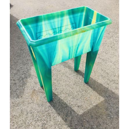 Jardinière pvc sur pieds (pm)