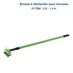 Brosse à désherber pour terrasse