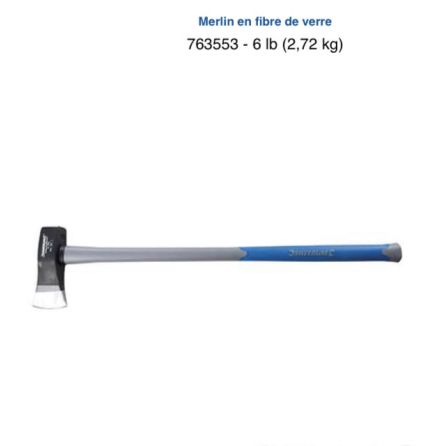 Merlin en fibre de verre