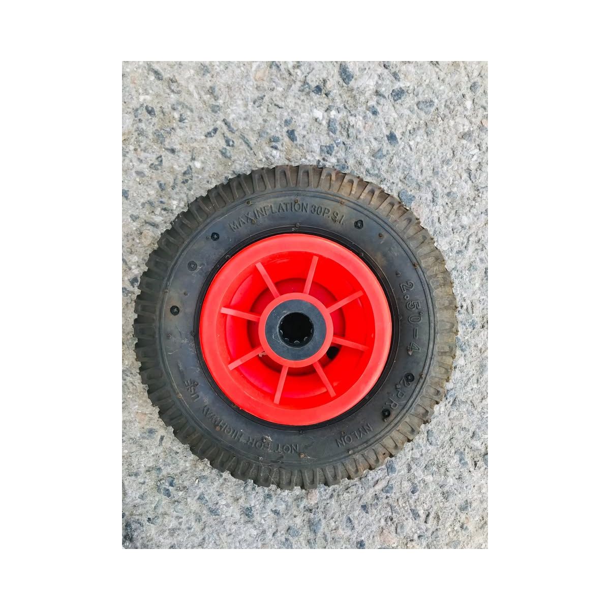 ROUE DE DIABLE 2.50x4 - avec chambre à air