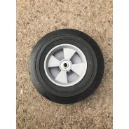 ROUE DE DIABLE (ou autres) PLEINE - Diam 25cm - largeur roue 5cm - Entraxe 14mm