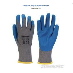 Gants de maçon enduction - L