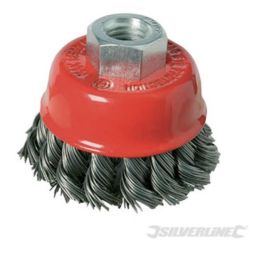 Brosse acier torsadé 65mm