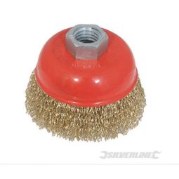 Brosse laiton ondulé 100mm