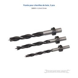 Forets pour chevilles de bois 