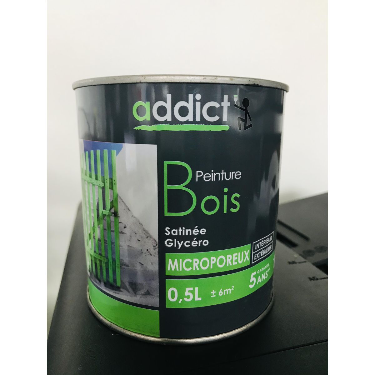 Peinture bois blanc 0.5L