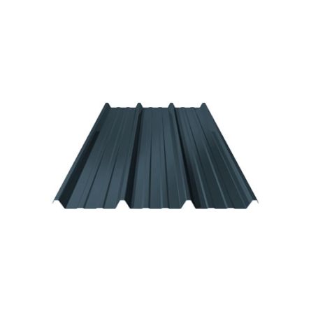 Tôle de toiture acier galvanisé - Ral 5008 (bleu) - Longueur 6m