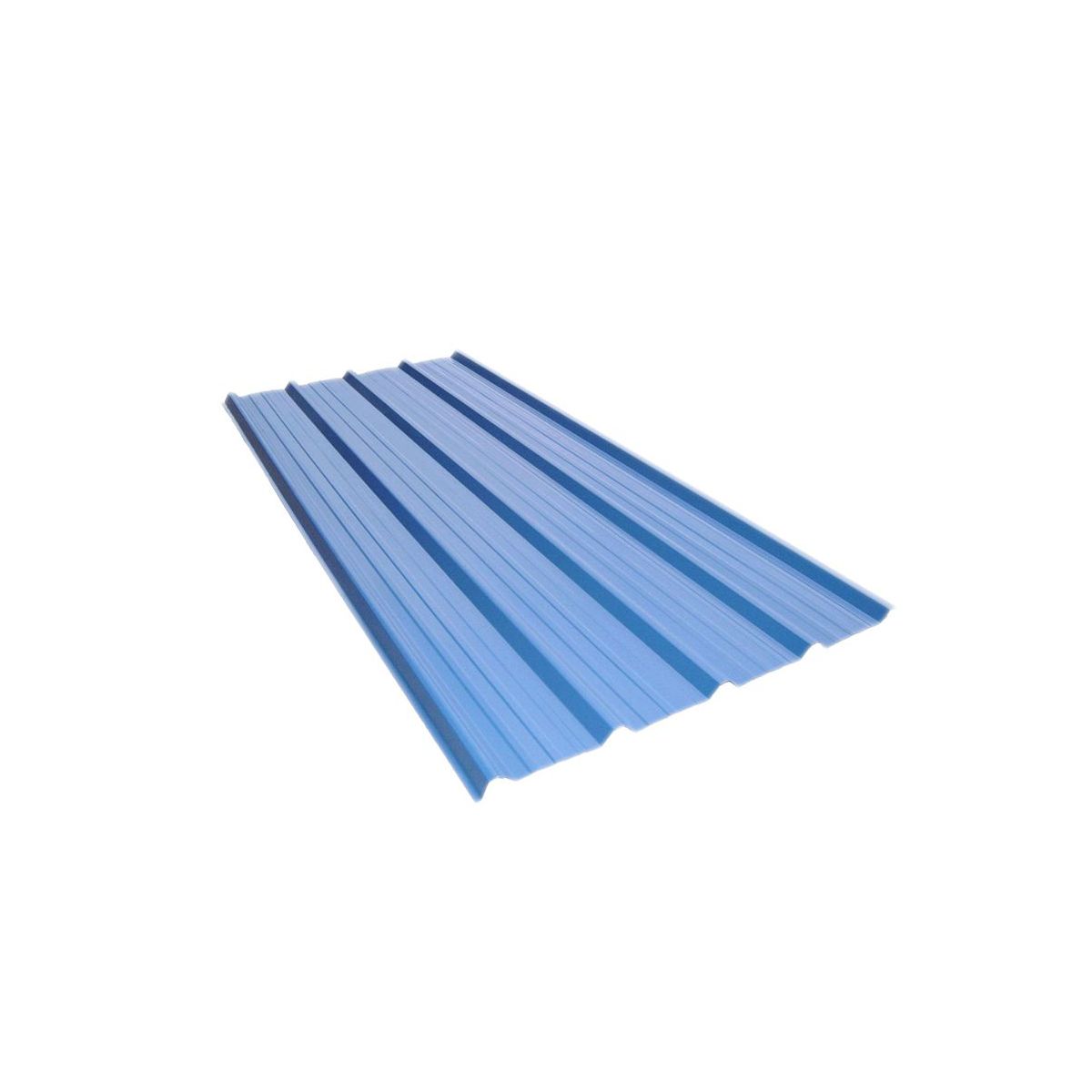 Tôle de toiture acier galvanisé - Ral 5010 (bleu gentiane) - Longueur 4m