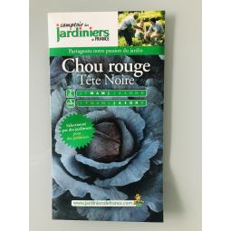  Chou rouge à tête noire