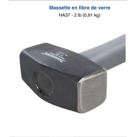 Massette en fibre de verre 2lb