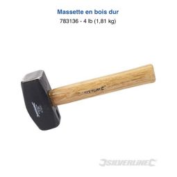 Massette manche en bois dur 4lb