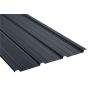 Tôle de toiture acier galvanisé - Ral 7012 (gris basalte) - Longueur 6m