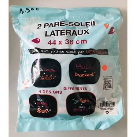 Pare soleils latéraux avec motifs