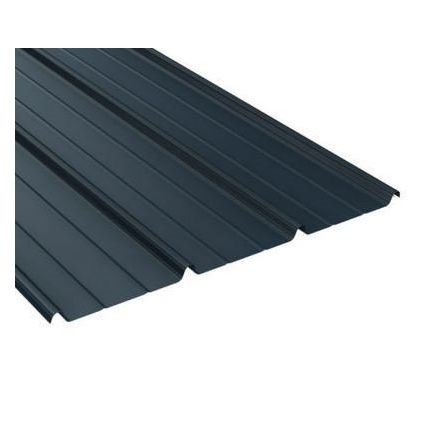 Tôle de toiture acier galvanisé - Anti condensation - Ral 7016 (gris anthracite) - Longueur 4m