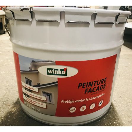 Peinture facade blanche 10L