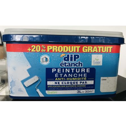 Peinture étanche Crème 2.5L