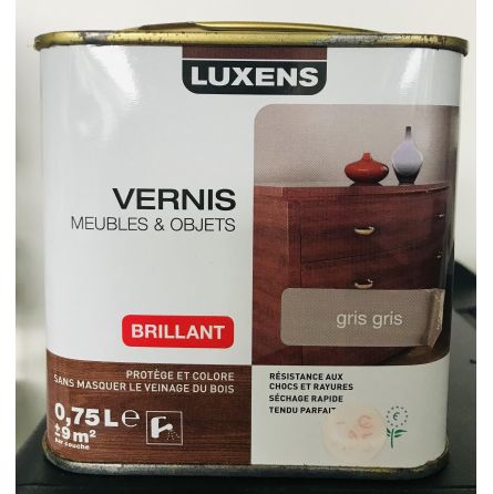 Vernis brillant gris gris 0.75L